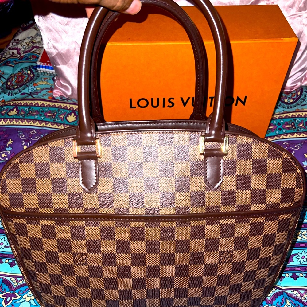 Louis Vuitton DAMIER EBENE SARRIA HORIZONTAL Bag🤩🤎